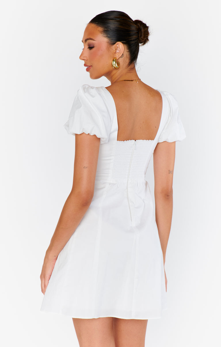 Mia Dress ~ White Poplin – Show Me Your Mumu