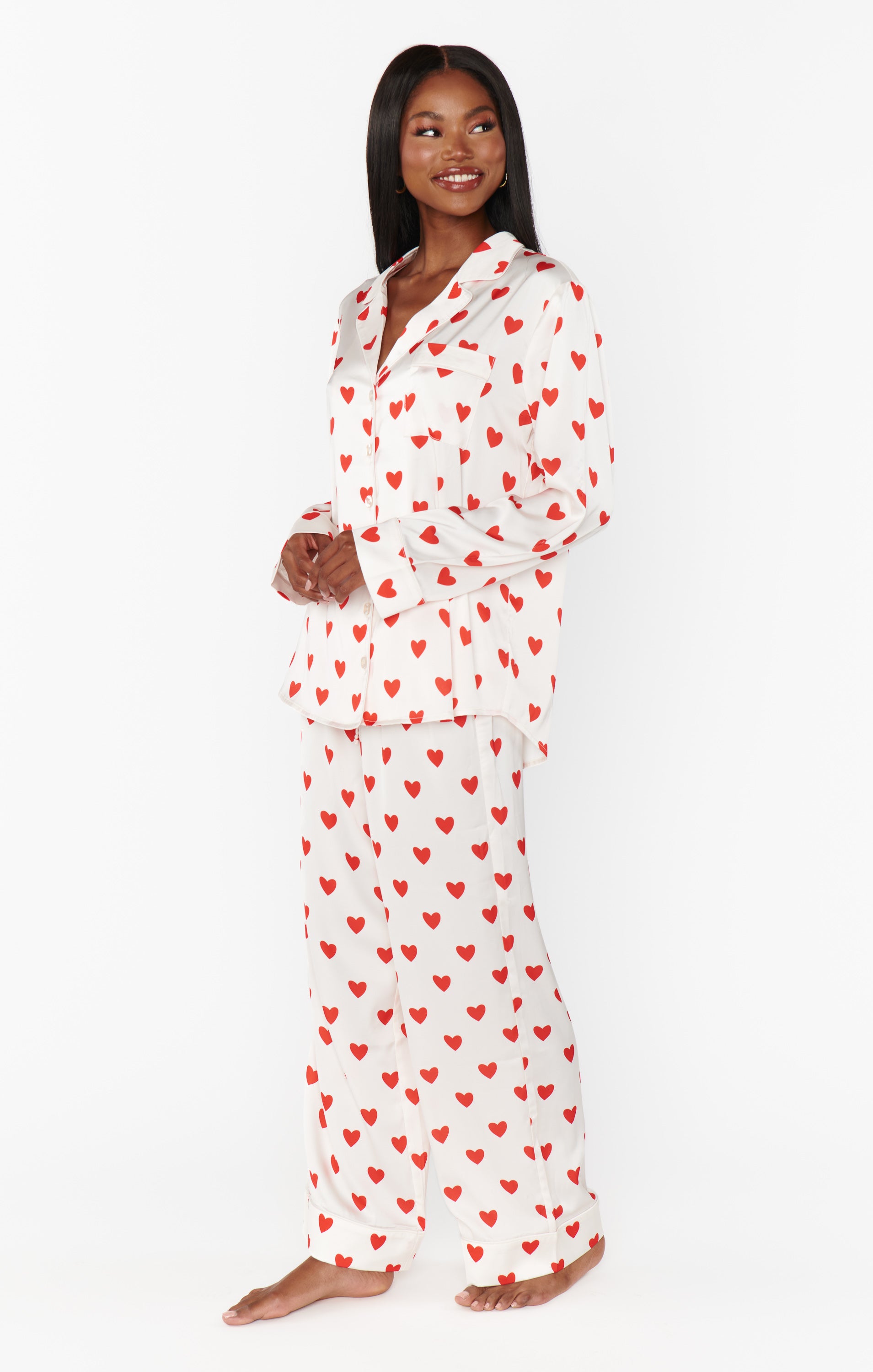 Classic PJ Set ~ Queen of Hearts Silky – Show Me Your Mumu