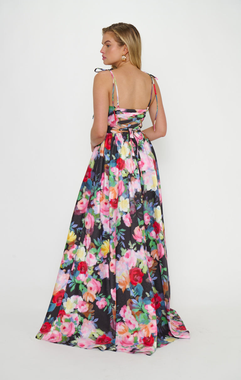 Juliet Maxi Dress ~ Moonlit Garden Gala Taffeta  Show Me Your Mumu