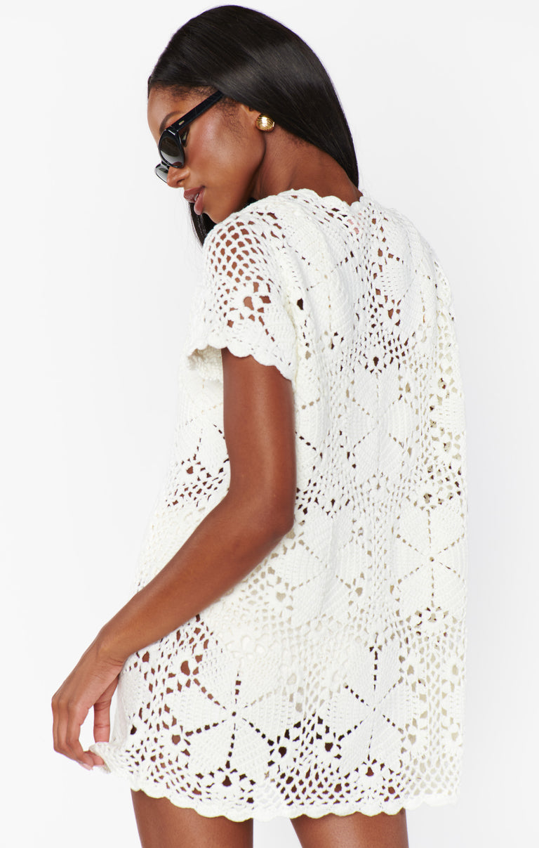 Show Me Your Mumu Cleo Coverup in White - Size XS