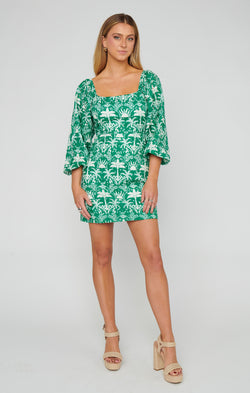 Tamara Tie Back Dress ~ Tiki Palms