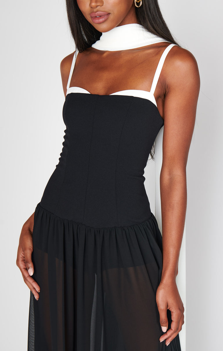 Hepburn Maxi Dress, in Black Tie Colorblock, Size: Large | Show Me Your Mumu | Wedding Attendee Dress Hepburn Maxi Dress, in Black Tie Colorblock, Size: Large | Show Me Your Mumu | Wedding Attendee Dress