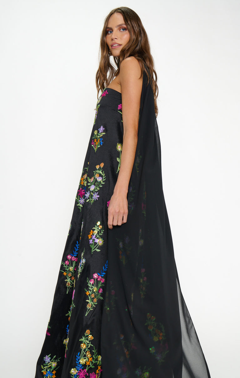 Riley Maxi Dress ~ Ethereal Sequins Black – Show Me Your Mumu