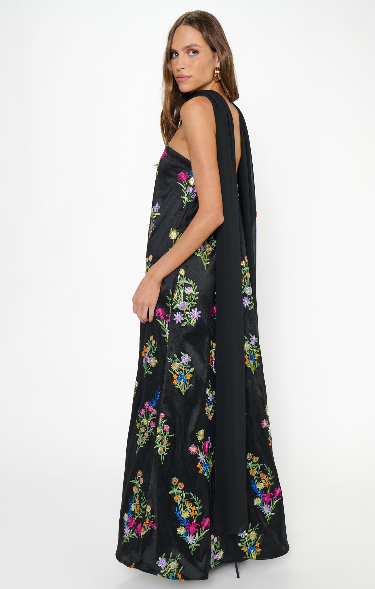 Riley Maxi Dress ~ Ethereal Sequins Black – Show Me Your Mumu