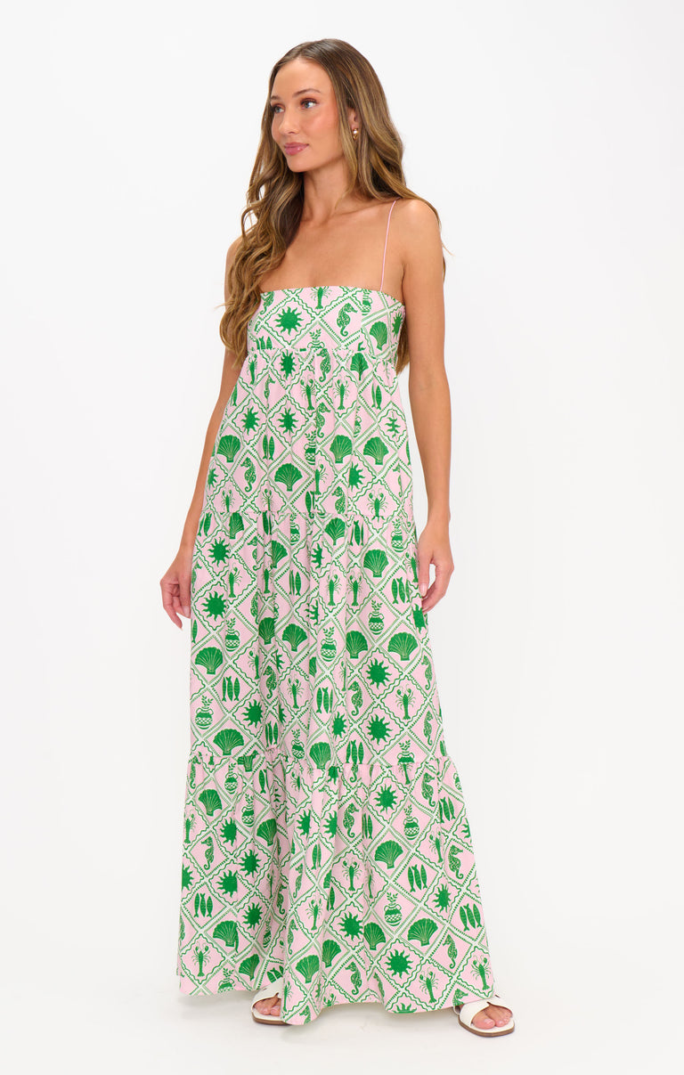 show me your mumu june maxi dress Long Weekend ~ Coastal Collage – Category_Wristwatches crafted from chiffon fabric Cottagecore Linen Corset Dress, Color:Royal Emerald