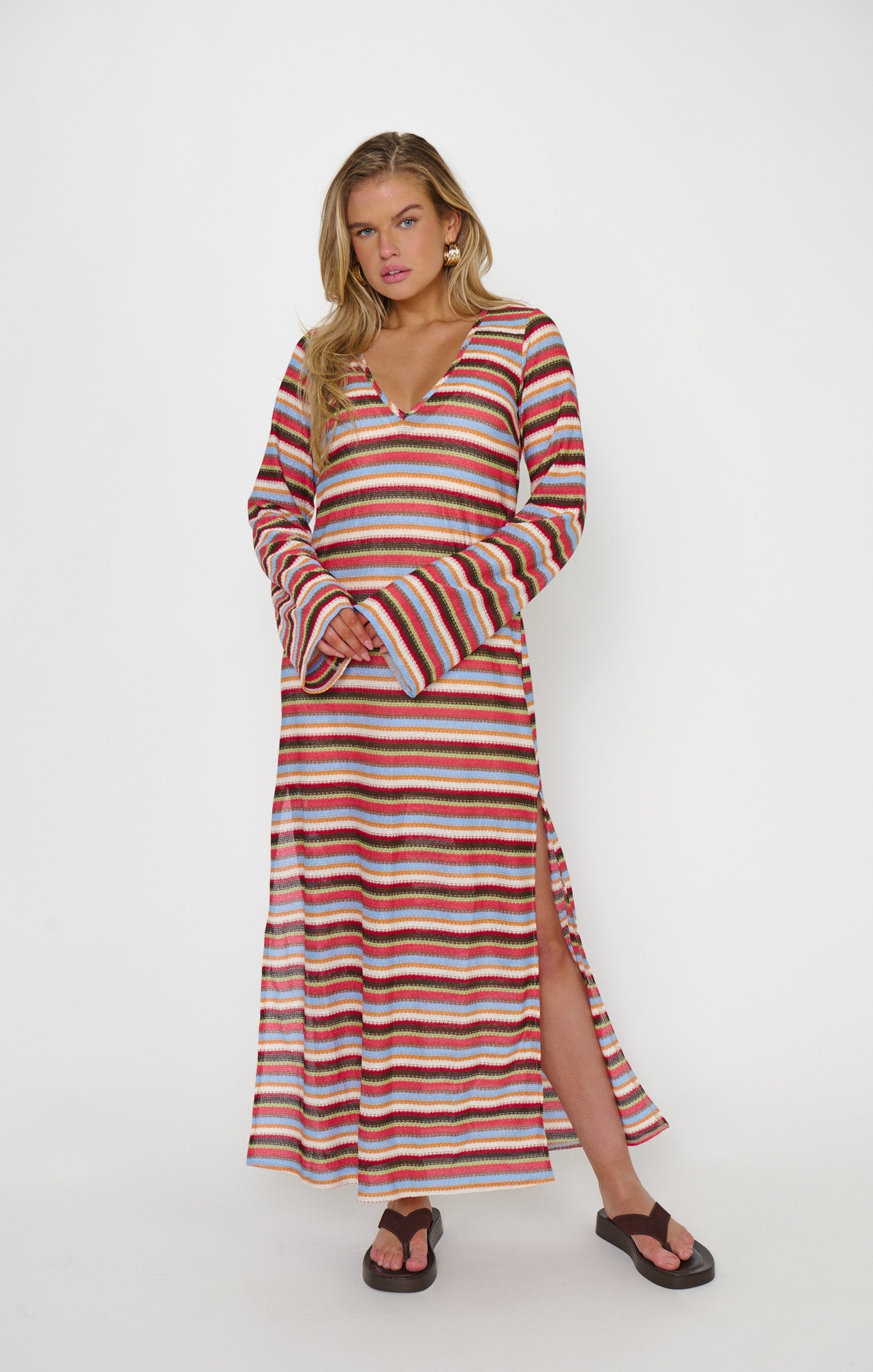 Staycation Coverup ~ Sunkissed Stripe Knit – Show Me Your Mumu