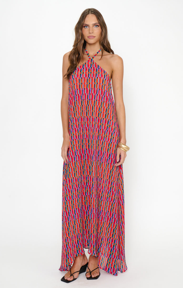 cabo maxi dress Claudia Maxi Dress, in Cabo Crush Geo, Size: Medium