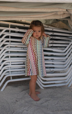 Lopez Maxi Dress ~ Rainbow Zigzag Crochet – Show Me Your Mumu