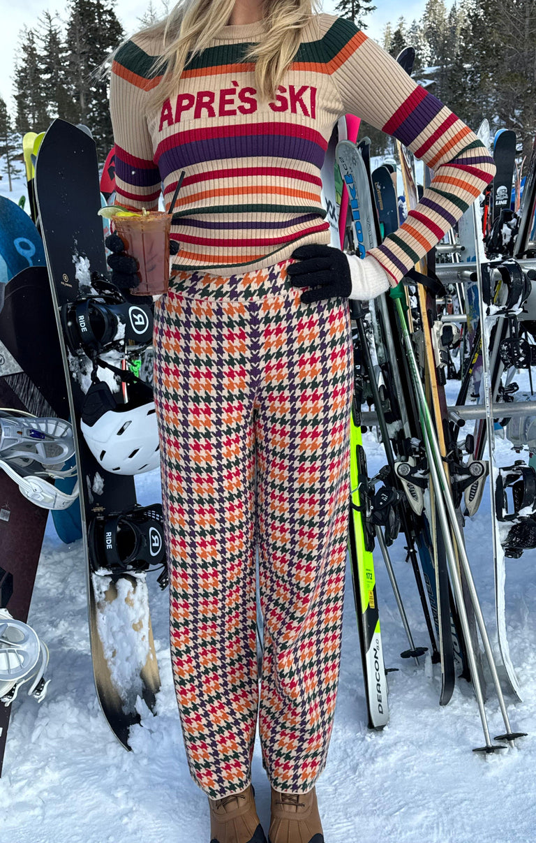 Zermatt Sweater Pant ~ Valley Houndstooth Knit – Show Me Your Mumu