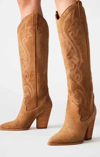 Steve Madden Lasso Western Boot ~ Chestnut Suede – Show Me Your Mumu Steve Madden Lasso Western Boot ~ Chestnut Suede – Show Me Your Mumu
