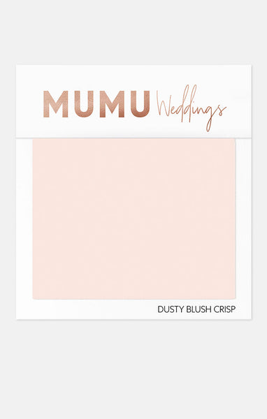 Bridesmaid Fabric Swatch Dusty Blush Crisp Show Me Your Mumu