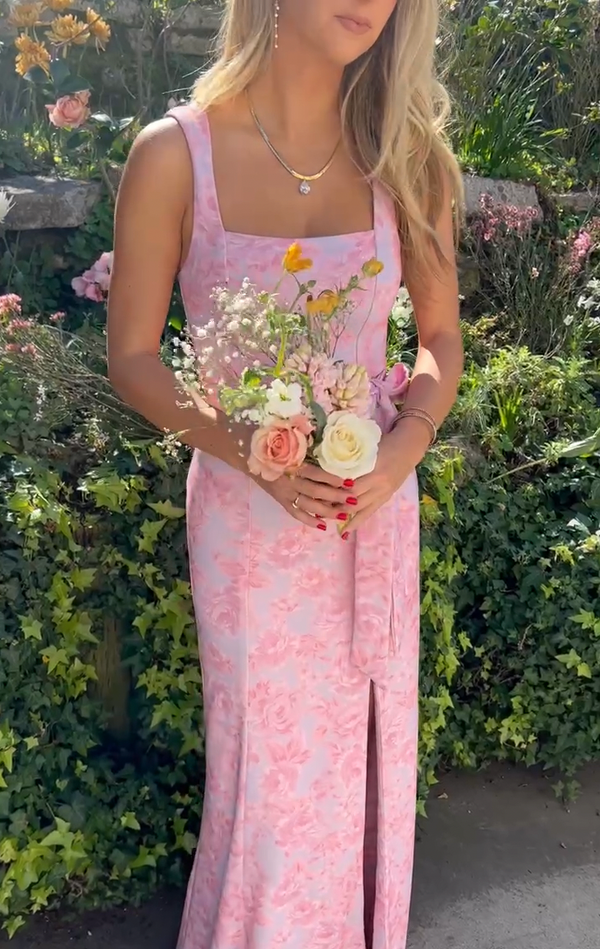 Paris Gown ~ Blushing Floral Stretch – Show Me Your Mumu