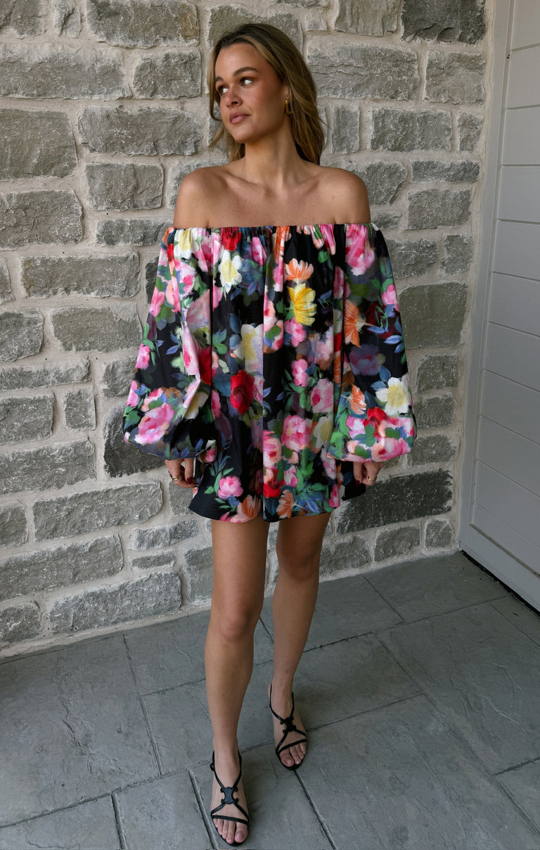 mini dress gala Brenna Mini Dress, in Moonlit Garden Gala Taffeta, Size: Medium | Show Me Your Mumu