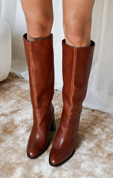 ミドルブーツ PAROSH Women Boots D060121RESHOE029 Brown LAST PAIR 37/38/40- CAPPUCCINO WAVY BOOTS