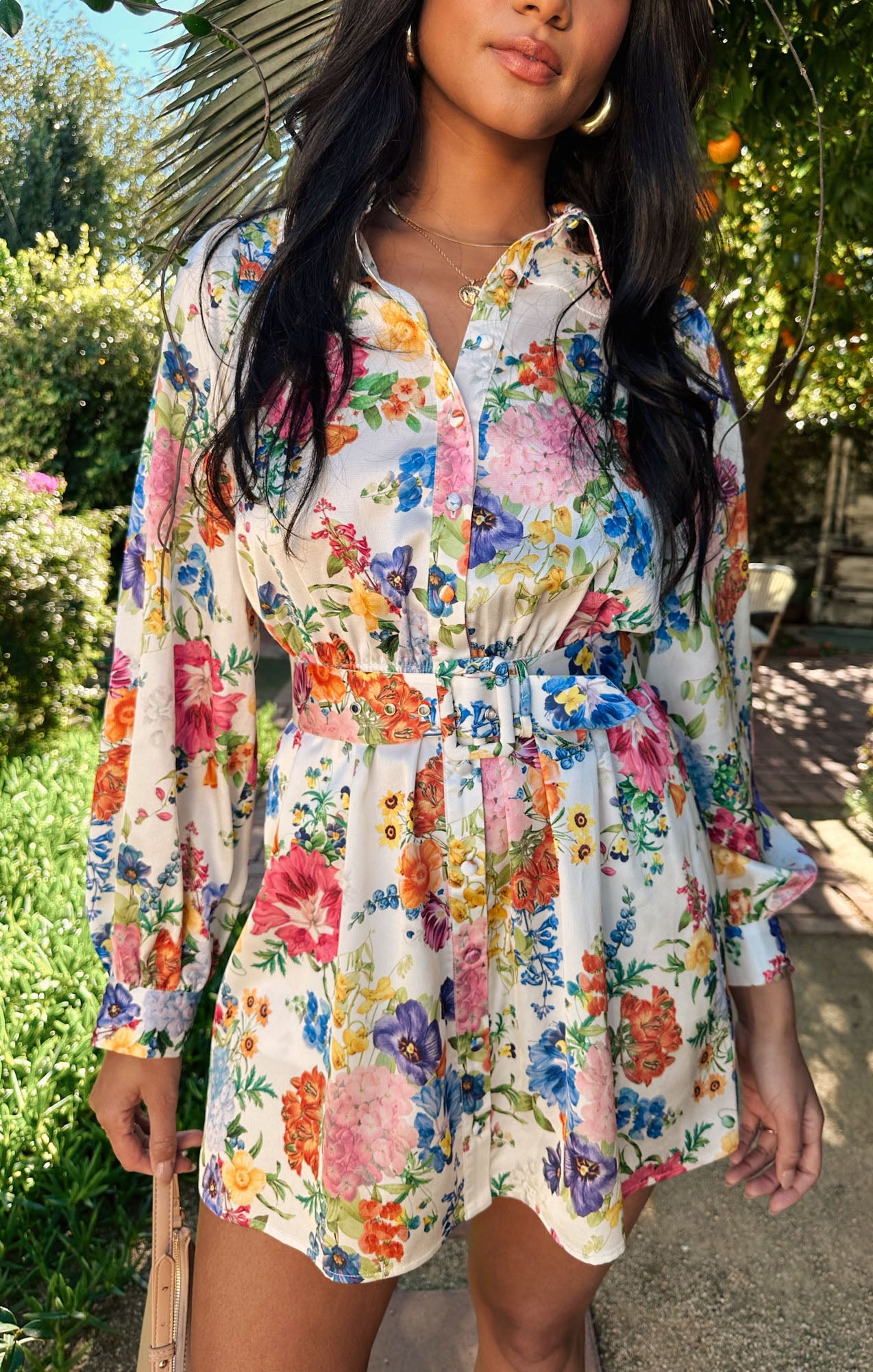 show me your mumu claire mini dress Carrie Collared Dress ~ Ivory Botanical Floral – Show Me Your Mumu