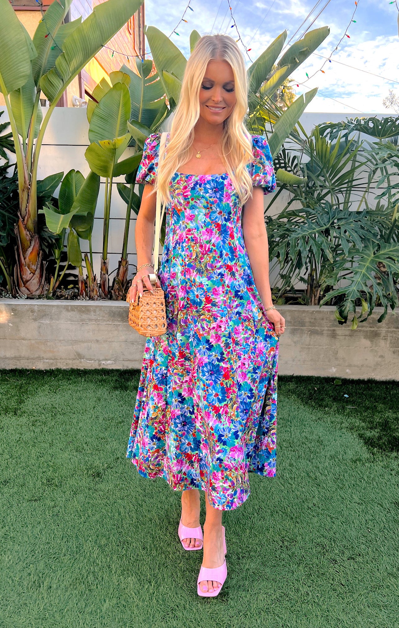 Mia Midi Dress ~ Painterly Meadows Show Me Your Mumu Mia Midi Dress ~ Painterly Meadows Show Me Your Mumu