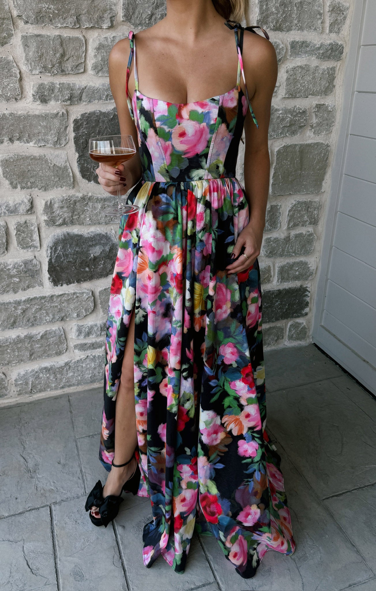streetstylestore the juliet maxi dress reviews Juliet Maxi Dress, in Moonlit Garden Gala Taffeta, Size: Medium | Show Me Your Mumu