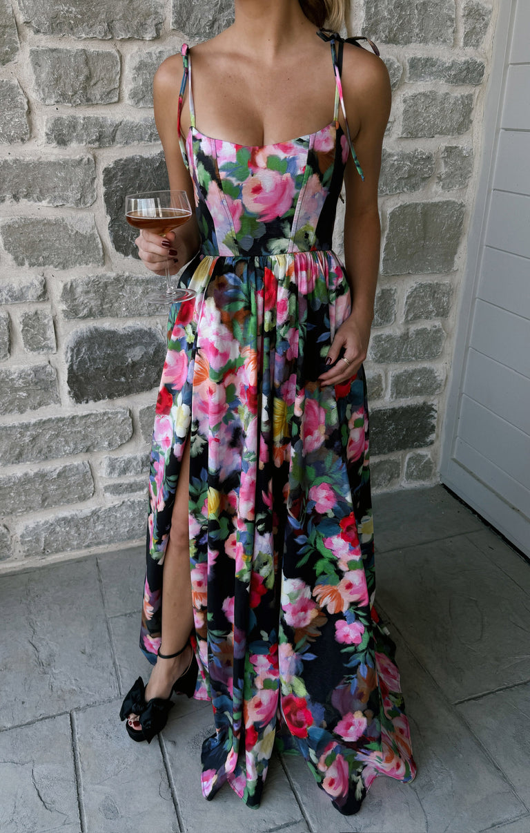 maxi dress size small Solange Crinkled Maxi Dress
