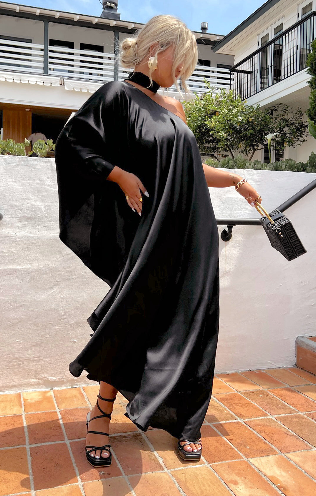 show me your mumu one shoulder dress Shannon One Shoulder Dress, in Black Chiffon | Show Me Your Mumu