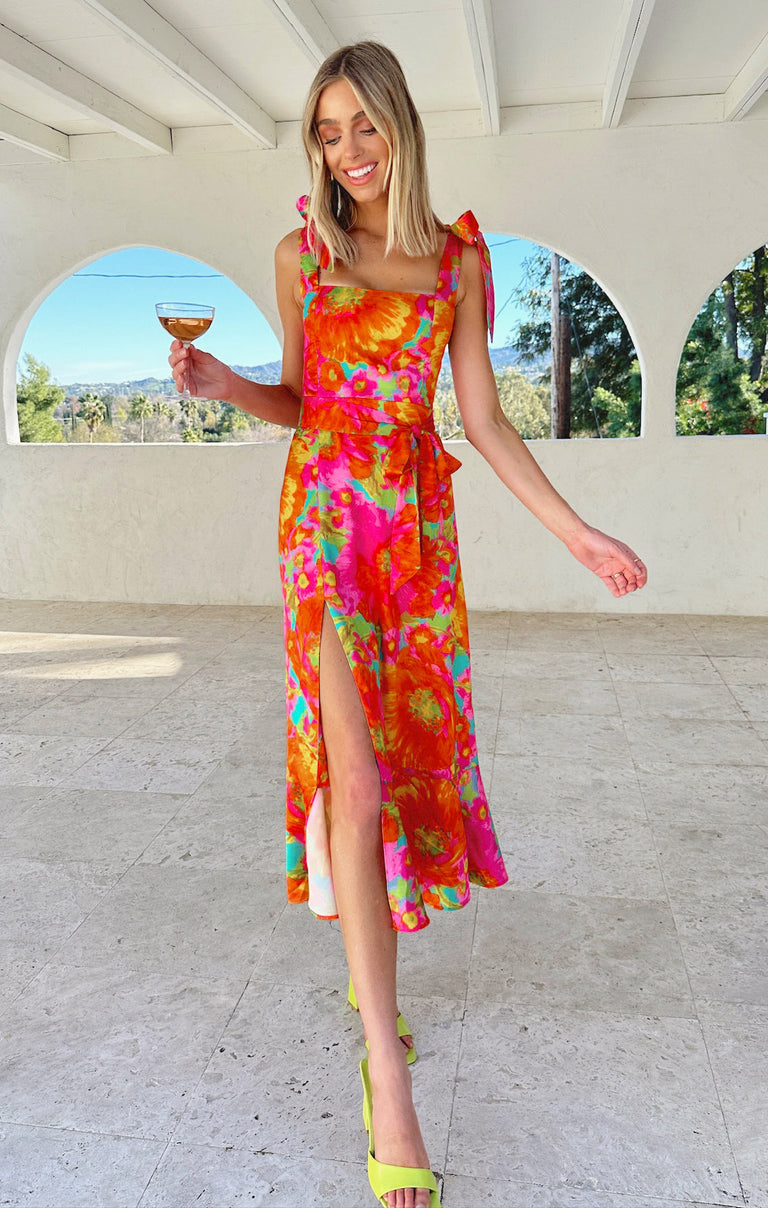 Garden Midi Dress, in Miss Malibu | Show Me Your Mumu