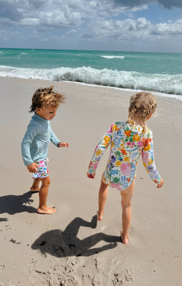 Little Surfside One Piece ~ Ivory Botanical Rib Scrunch – Show Me Your Mumu Little Surfside One Piece ~ Ivory Botanical Rib Scrunch – Show Me Your Mumu