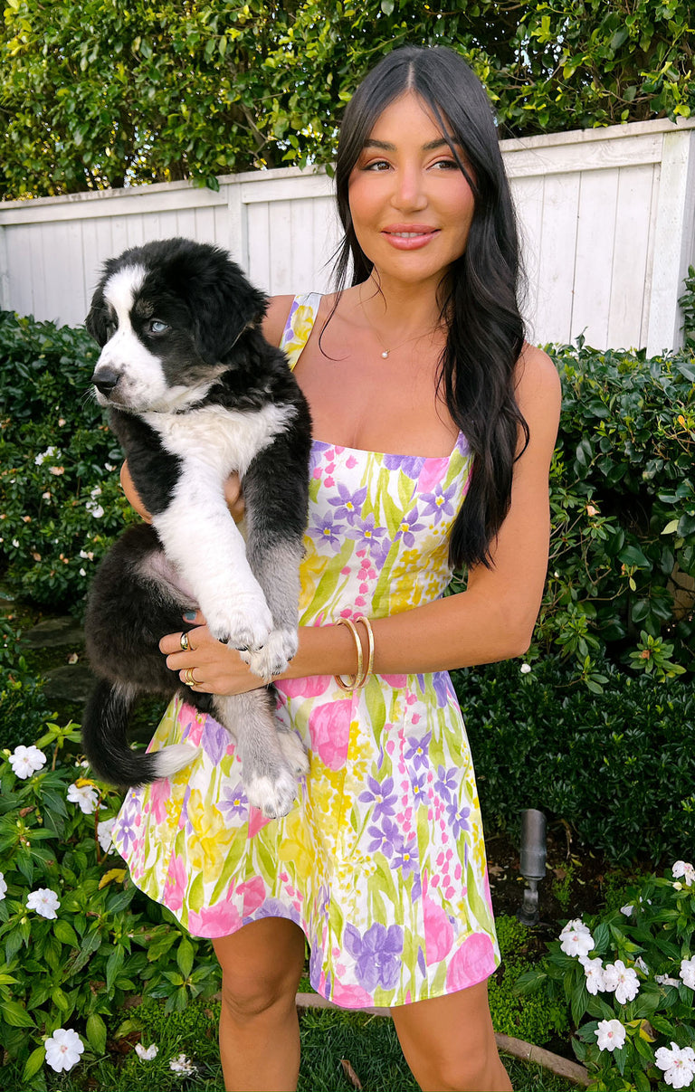 Prim Mini Dress ~ Blooming Tulips Show Me Your Mumu Prim Mini Dress ~ Blooming Tulips Show Me Your Mumu