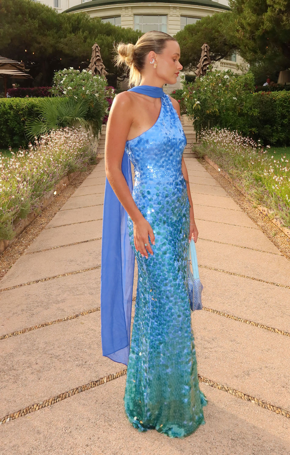 Giselle Maxi Dress, in Sapphire Sequins | Show Me Your Mumu