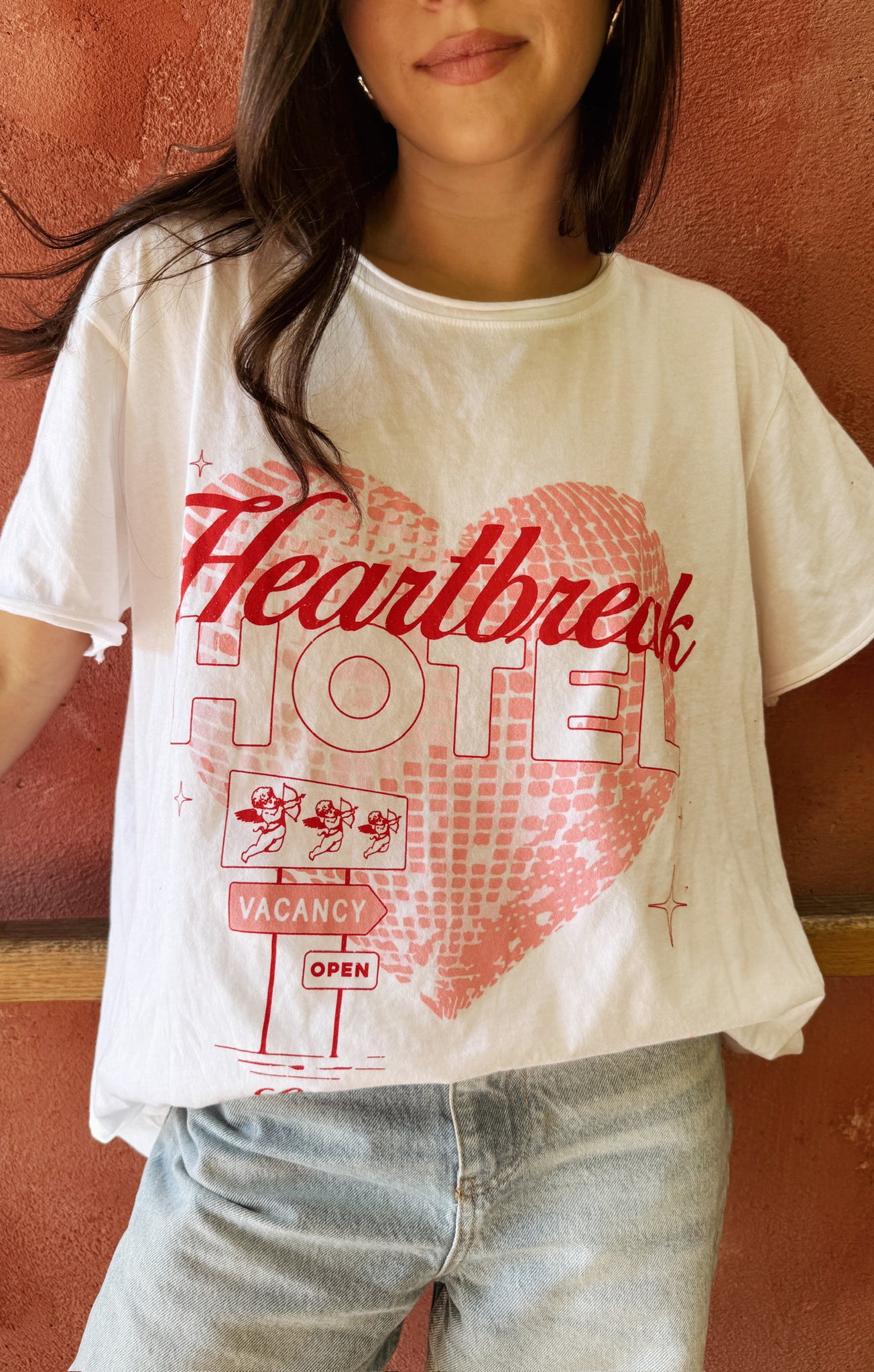 Airport Tee ~ Heartbreak Hotel Graphic – Show Me Your Mumu