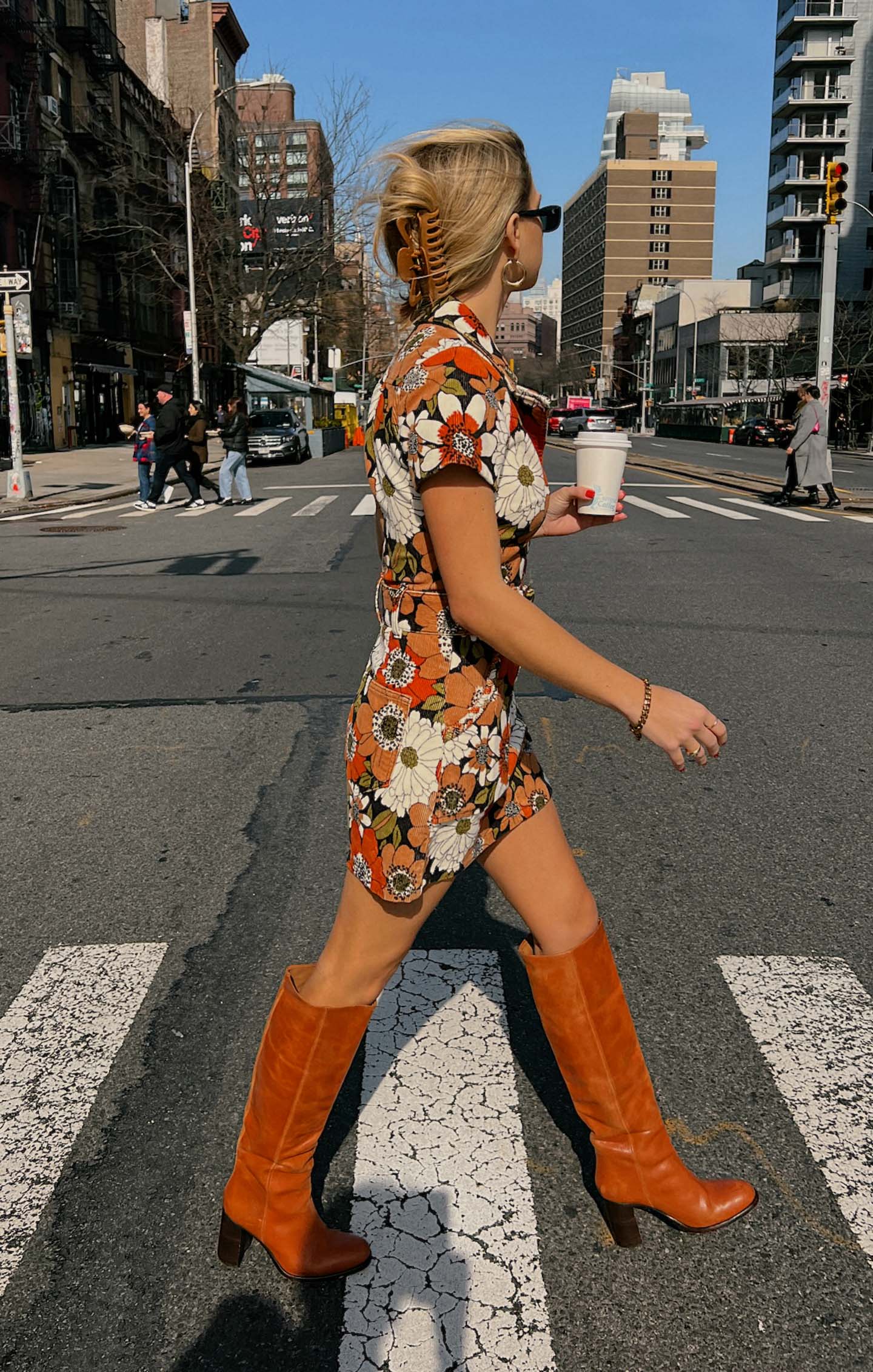 show me your mumu outlaw long sleeve dress Outlaw Dress ~ Hutton Floral Corduroy – Show Me Your Mumu