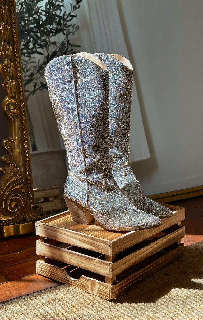 Matisse Nashville Western Boot, in Rhinestone, Size: 6.5 | Show Me Your Mumu Matisse Nashville Western Boot, in Rhinestone, Size: 6.5 | Show Me Your Mumu