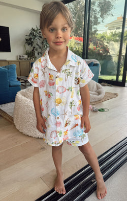 Lil Easy Shorts ~ Seaside Treasures