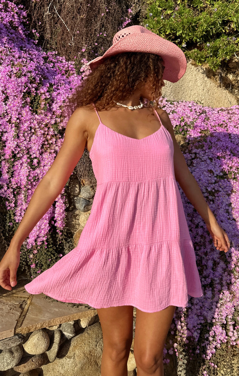bubble gum pink mini dress Caroline ~ Bubblegum Gauze – Show Me Your Mumu the Ava Presley 26310 SIZE:IT 38 YGroup_aria_dress Grewal Tall Dress Leather
