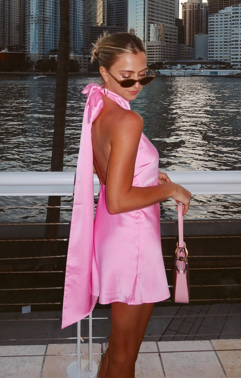 show me your mumu best bow dress pink Best Bow Dress ~ Tan Confetti Show Me Your Mumu