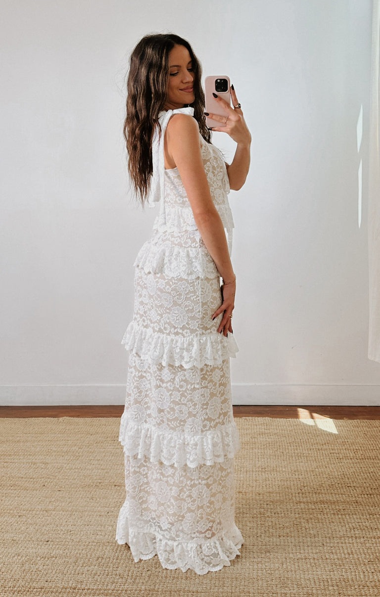 Show Me Your Mumu Monique Tie Maxi Dress, White/Ivory, XL - Women's Dresses - Victoria's Secret Show Me Your Mumu Monique Tie Maxi Dress, White/Ivory, XL - Women's Dresses - Victoria's Secret