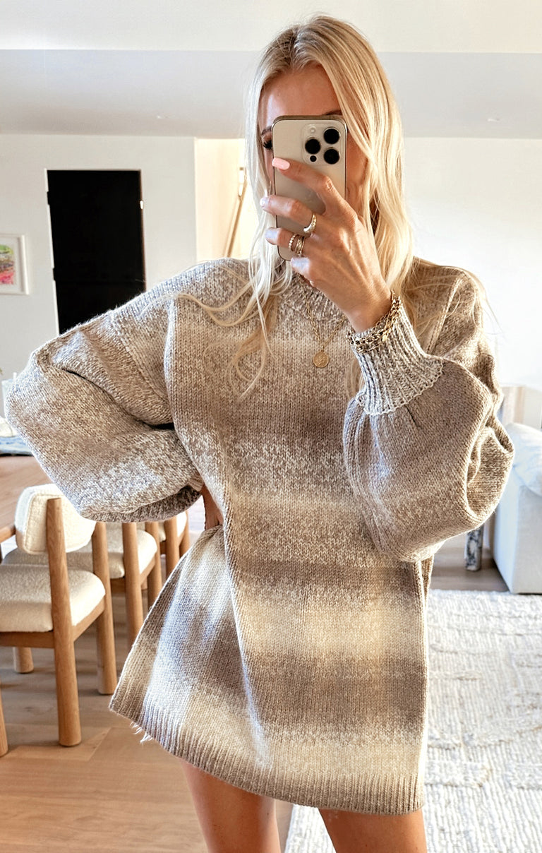 Timothy Tunic Sweater ~ Neutral Space Dye Knit – Show Me Your Mumu