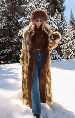 Dashwood Coat ~ Faux Fox Fur