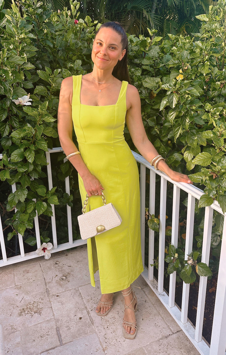 eden midi dress mumu Eden Midi Dress ~ Citrine Stretch – Show Me Your Mumu