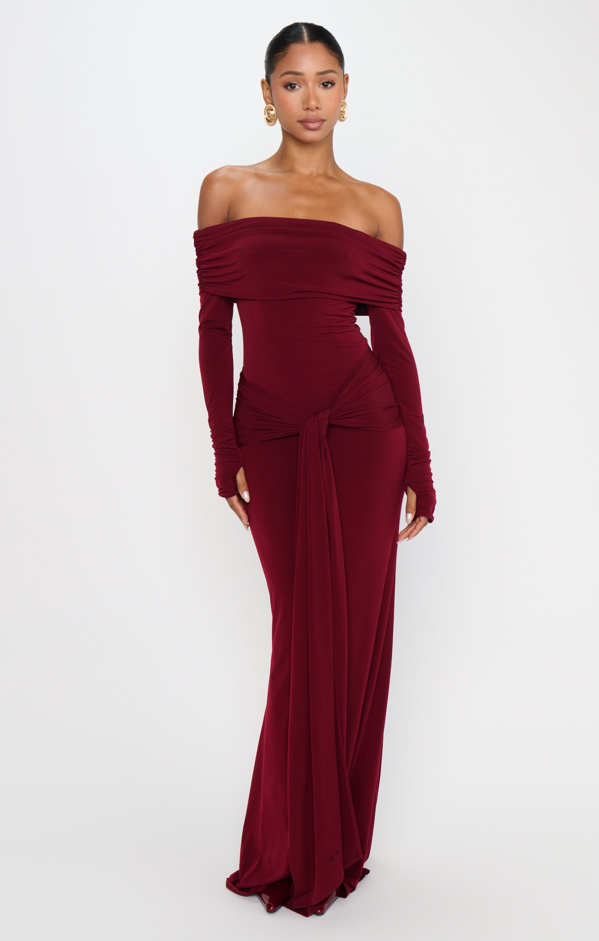 Vanessa Maxi Dress, in Cabernet Red | Show Me Your Mumu | Wedding Attendee Dress Vanessa Maxi Dress, in Cabernet Red | Show Me Your Mumu | Wedding Attendee Dress