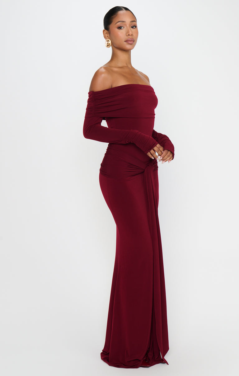 Vanessa Maxi Dress, in Cabernet Red | Show Me Your Mumu | Wedding Attendee Dress Vanessa Maxi Dress, in Cabernet Red | Show Me Your Mumu | Wedding Attendee Dress