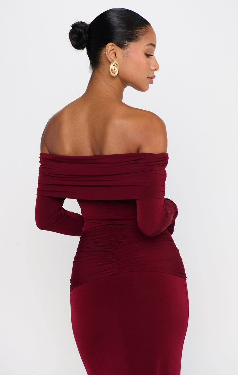 Vanessa Maxi Dress, in Cabernet Red | Show Me Your Mumu | Wedding Attendee Dress Vanessa Maxi Dress, in Cabernet Red | Show Me Your Mumu | Wedding Attendee Dress