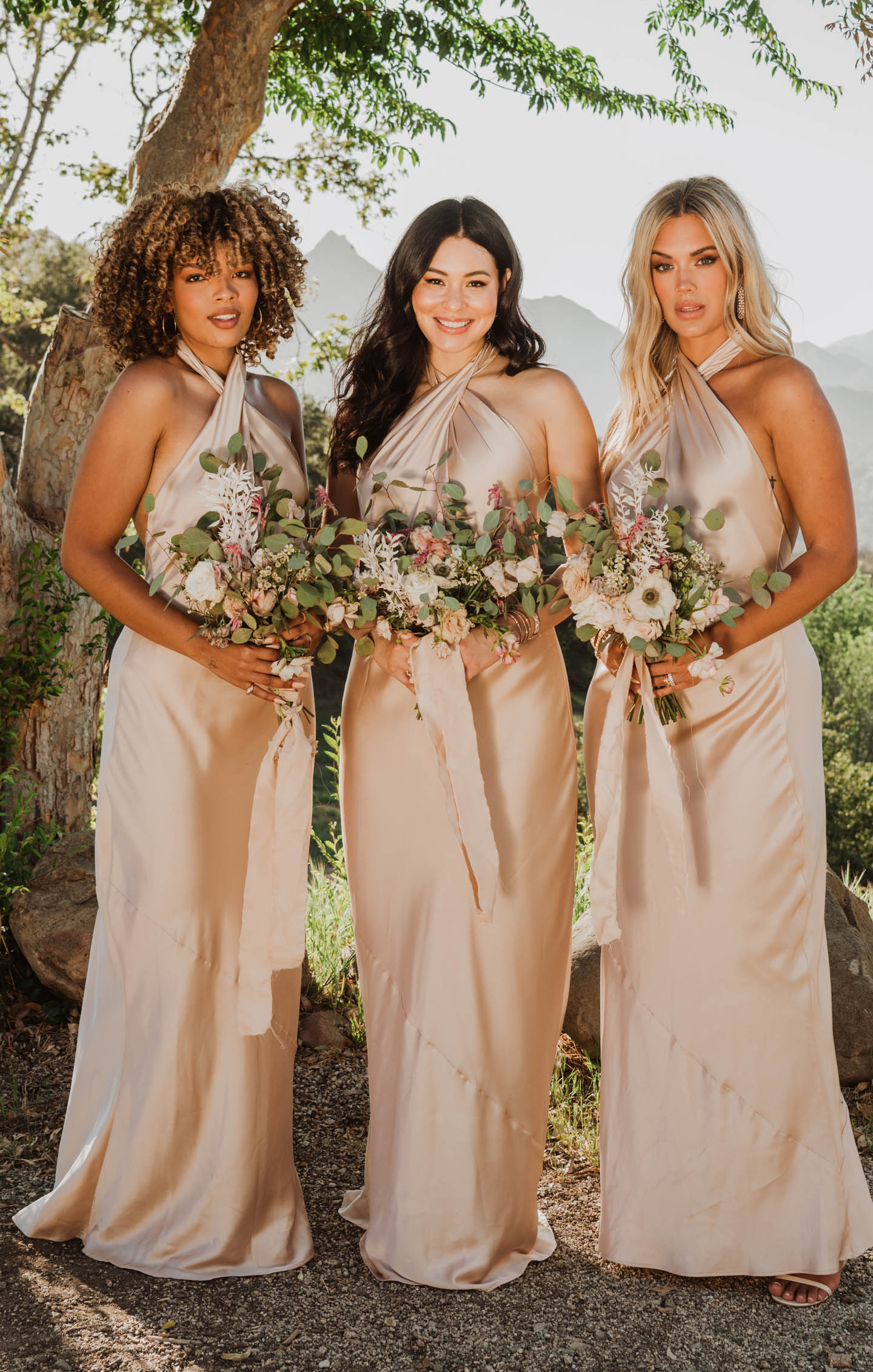Bridesmaid Fabric Swatch, in Champagne Luxe Satin | Show Me Your Mumu Bridesmaid Fabric Swatch, in Champagne Luxe Satin | Show Me Your Mumu