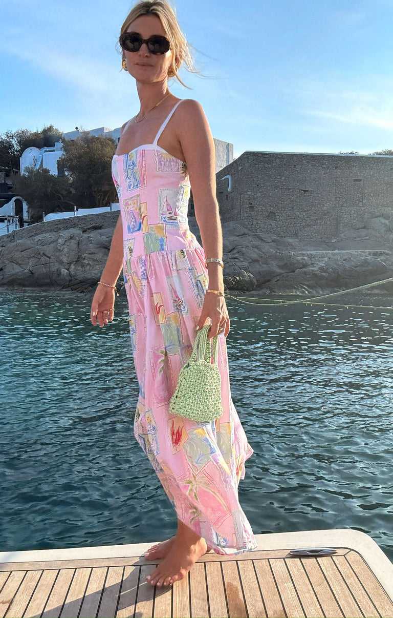 knee length dresses for ladies Show Me Your Mumu Garden Midi Dress Luxe Satin Women's Clothing Ivory : XL main image 0
