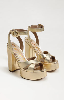 Sam Edelman Savannah Heel ~ Gold