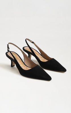 Sam Edelman Bianka Sling ~ Black Suede
