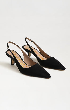 Sam Edelman Bianka Sling ~ Black Suede
