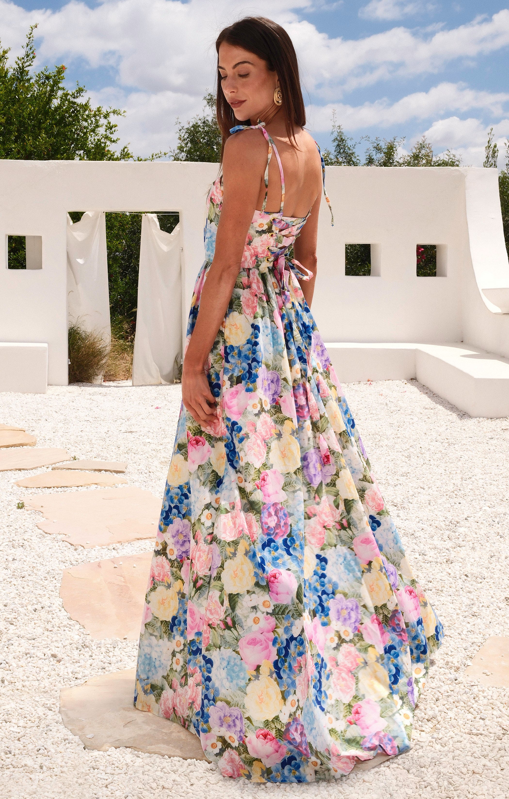 Juliet Maxi Dress Flower Shop XS