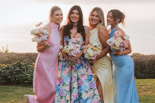 dress my wedding party online NYBFW Recap: @sarehnouri Whimsical, magical, and breathtaking in every way. This bridal collection felt like stepping into a dream and the pairing with @erinrhyne accessories was absolute perfection #