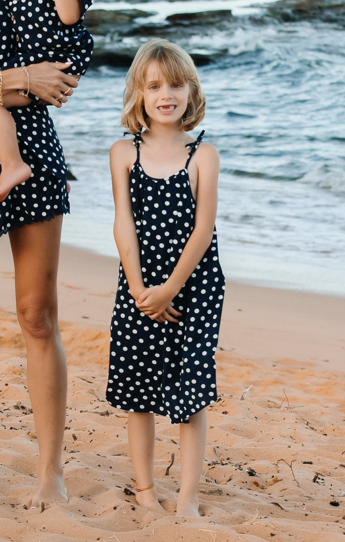 Sidekick Dress, in Navy Polka Dot | Show Me Your Mumu