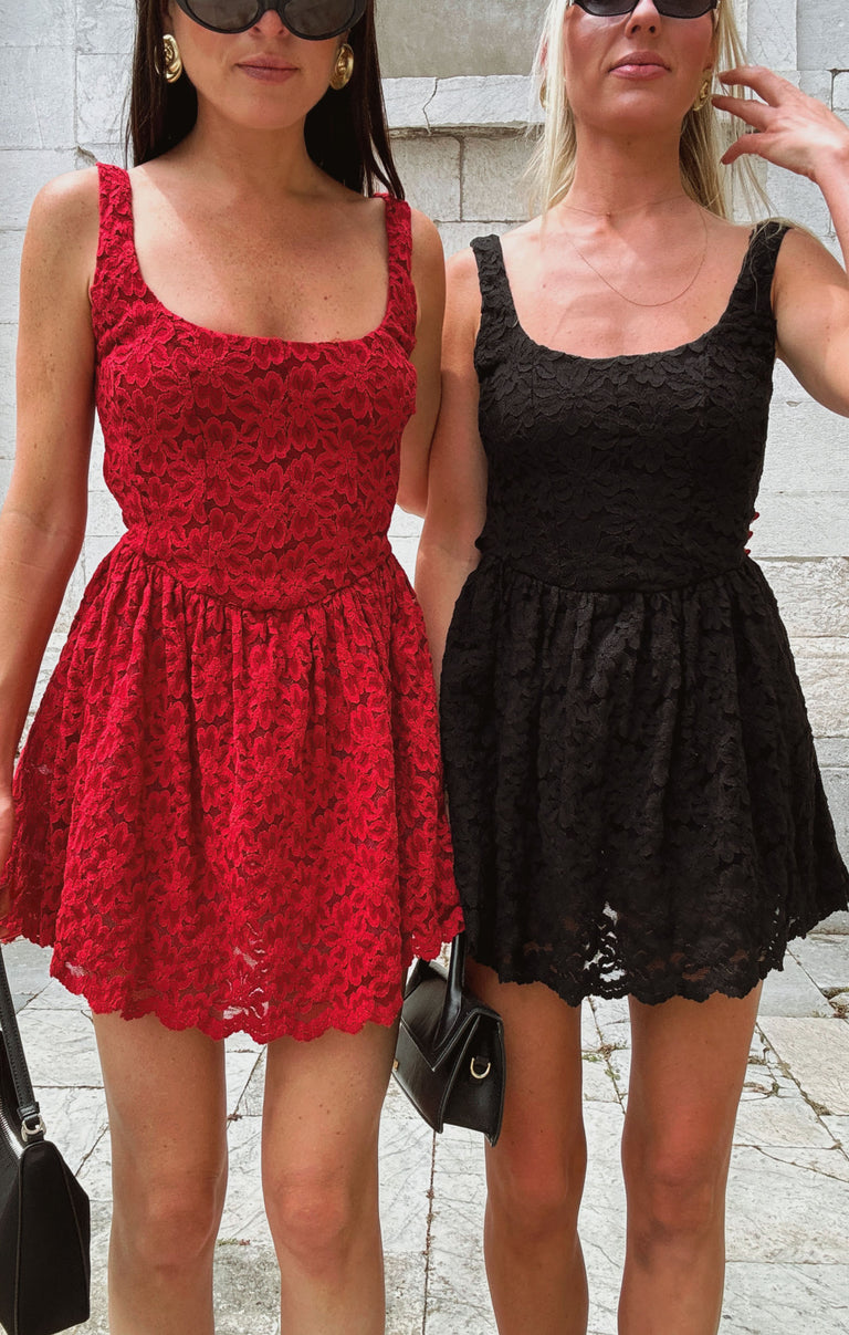 Ricci Skort Dress ~ Black Lace – Show Me Your Mumu