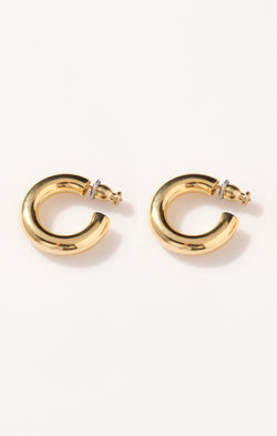 Faithy Jewels Everyday Hoop Earrings ~ 18K Gold Plated